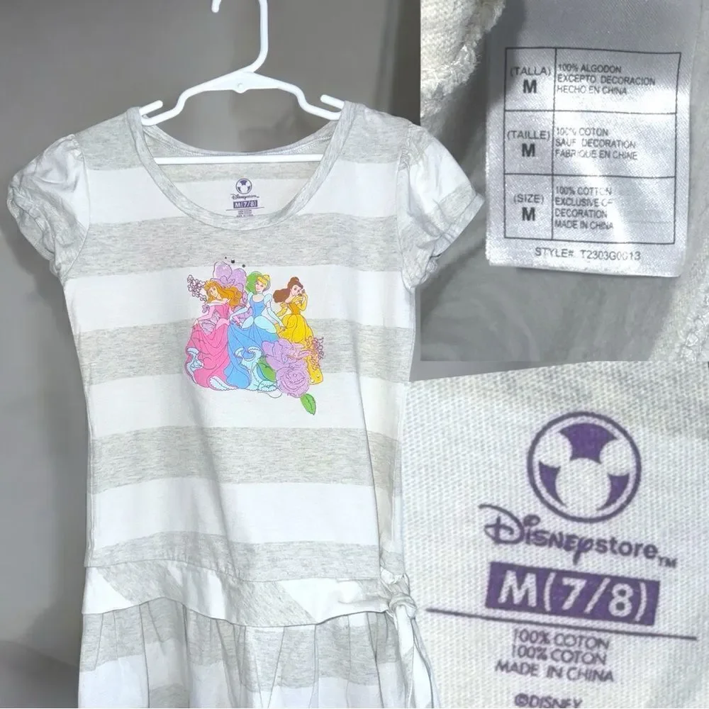 Disney l Girl’s Cinderella Dress l Side-tie accent l Short Sleeve l M 7 l EUC